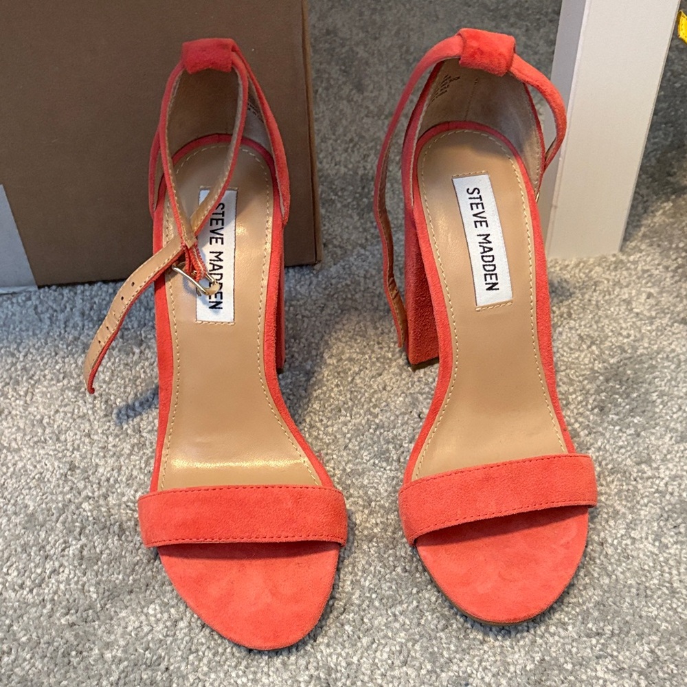 Steve Madden Women's Bright Coral Heels